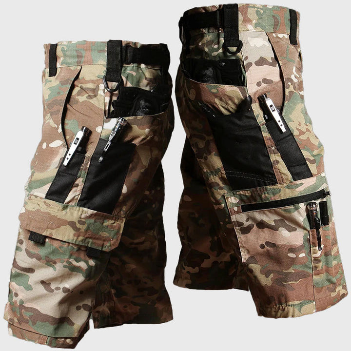 Louis Morel Camouflage Pocket Shorts
