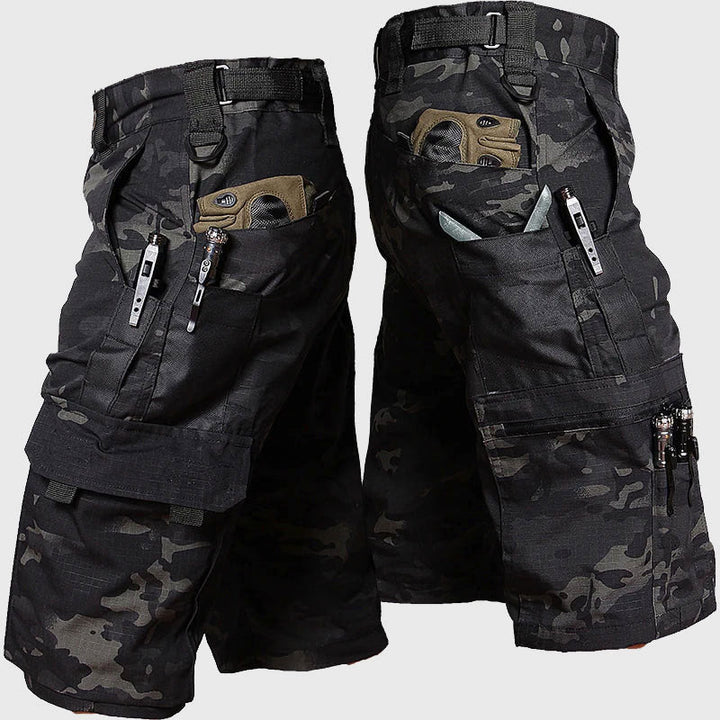 Louis Morel Camouflage Pocket Shorts