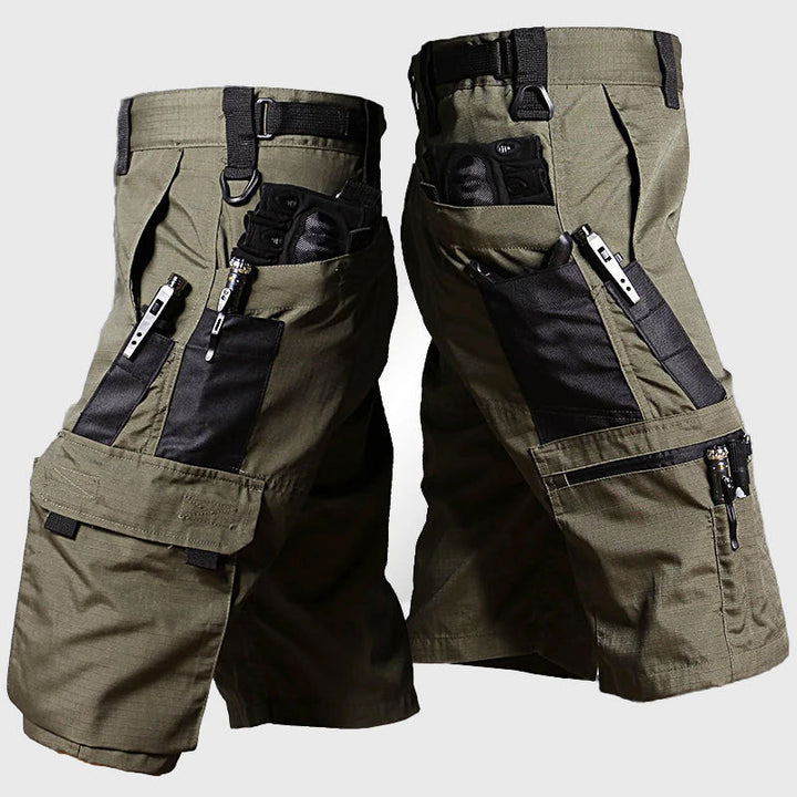 Louis Morel Camouflage Pocket Shorts