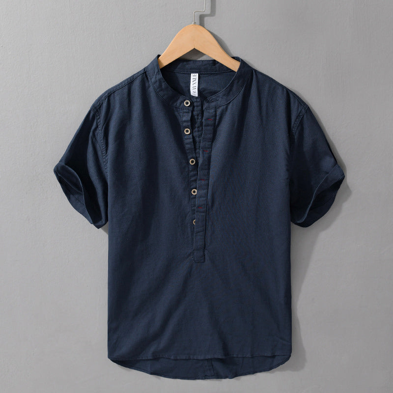 Louis Morel Casual Half-Button Summer Shirt