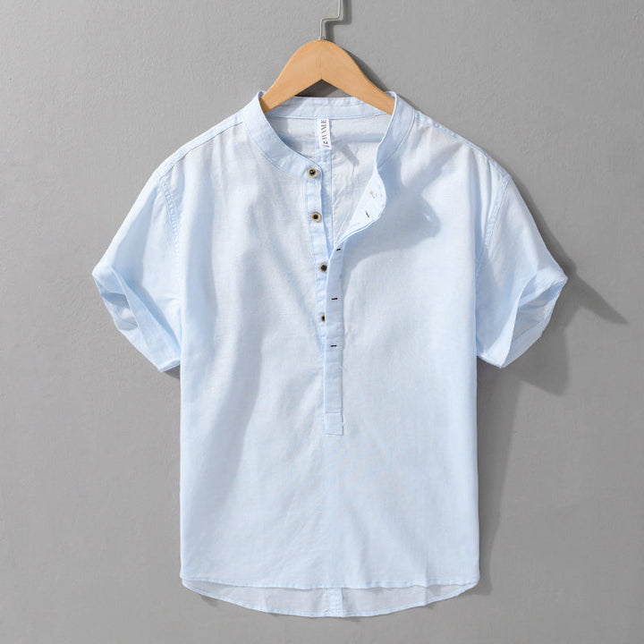 Louis Morel Casual Half-Button Summer Shirt