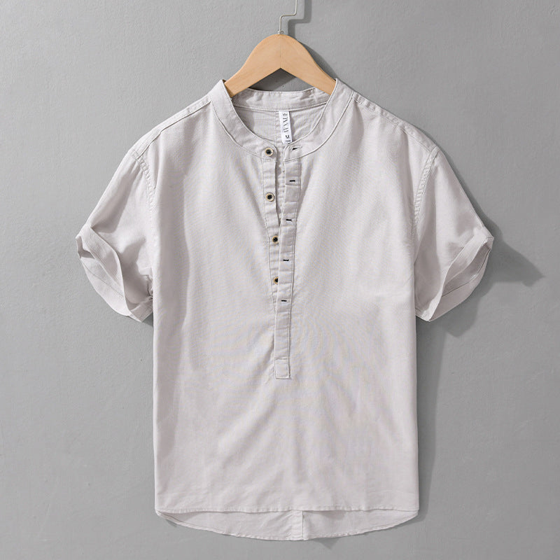 Louis Morel Casual Half-Button Summer Shirt