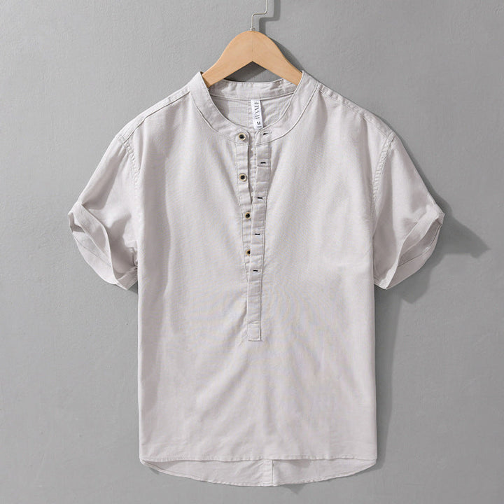 Louis Morel Casual Half-Button Summer Shirt
