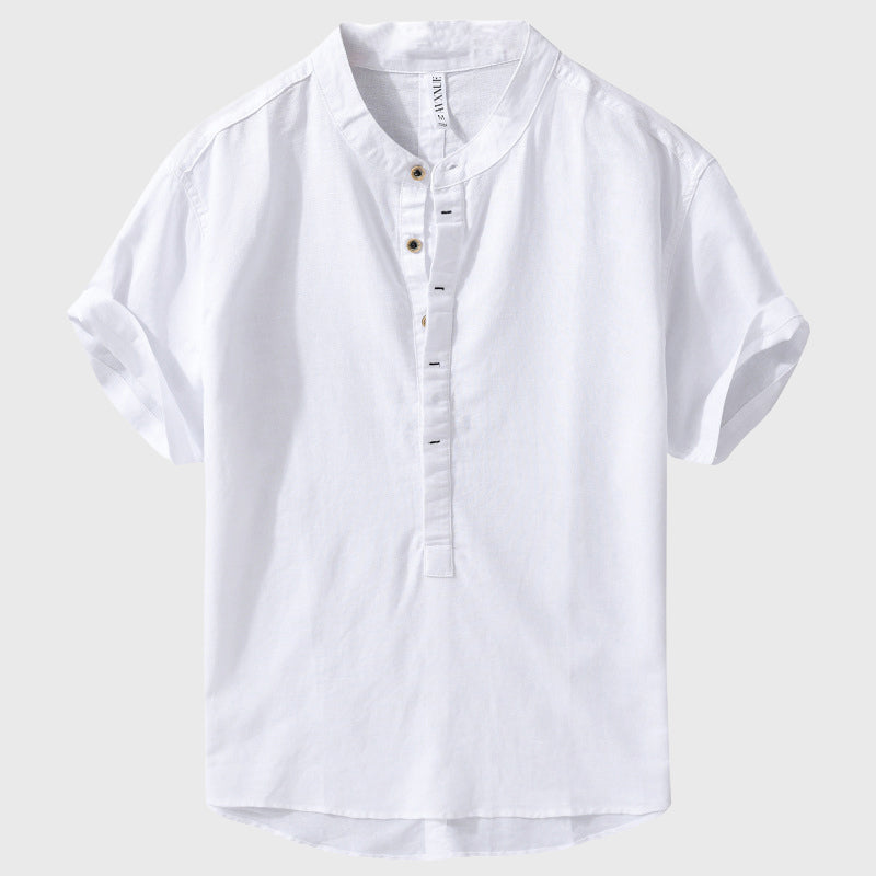 Louis Morel Casual Half-Button Summer Shirt