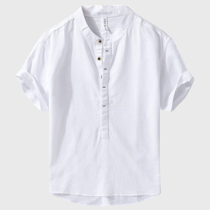 Louis Morel Casual Half-Button Summer Shirt