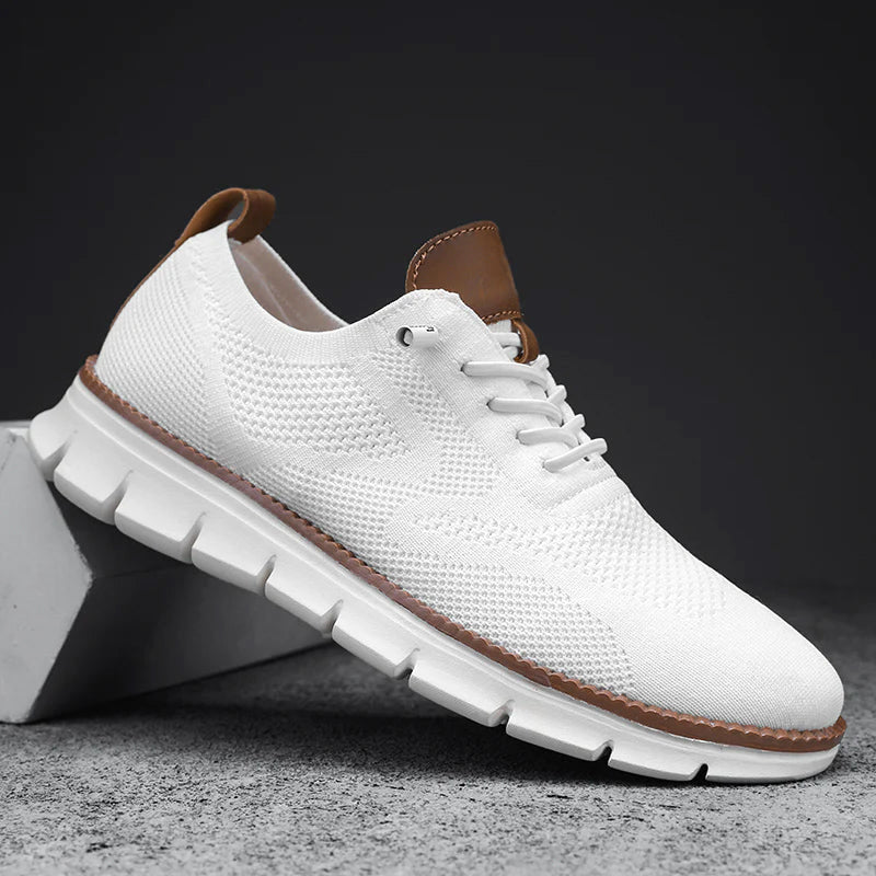 Louis Morel Casual Lace-Up Knit Sneakers