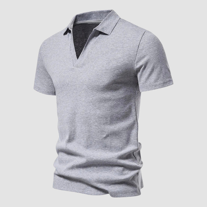 Louis Morel Casual Open Collar Polo