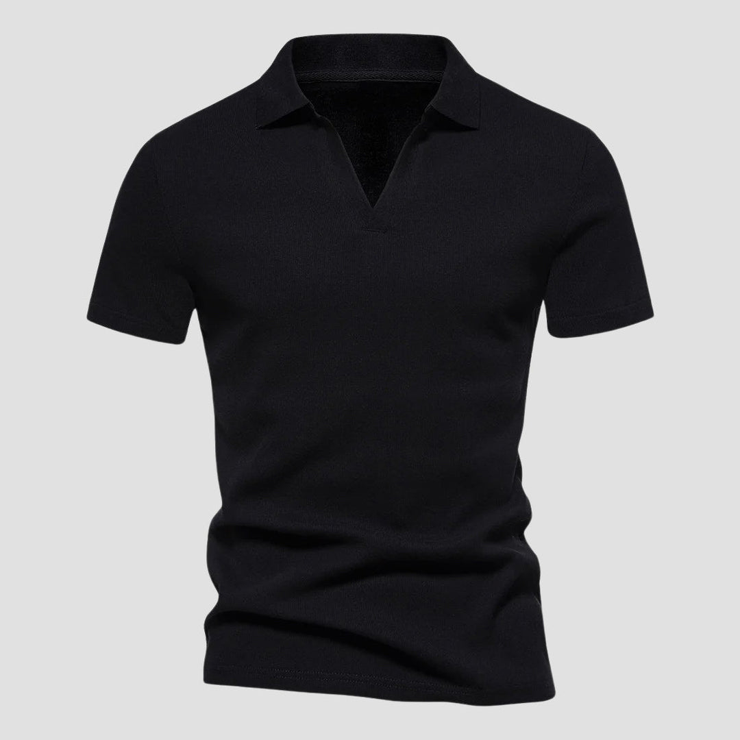 Louis Morel Casual Open Collar Polo