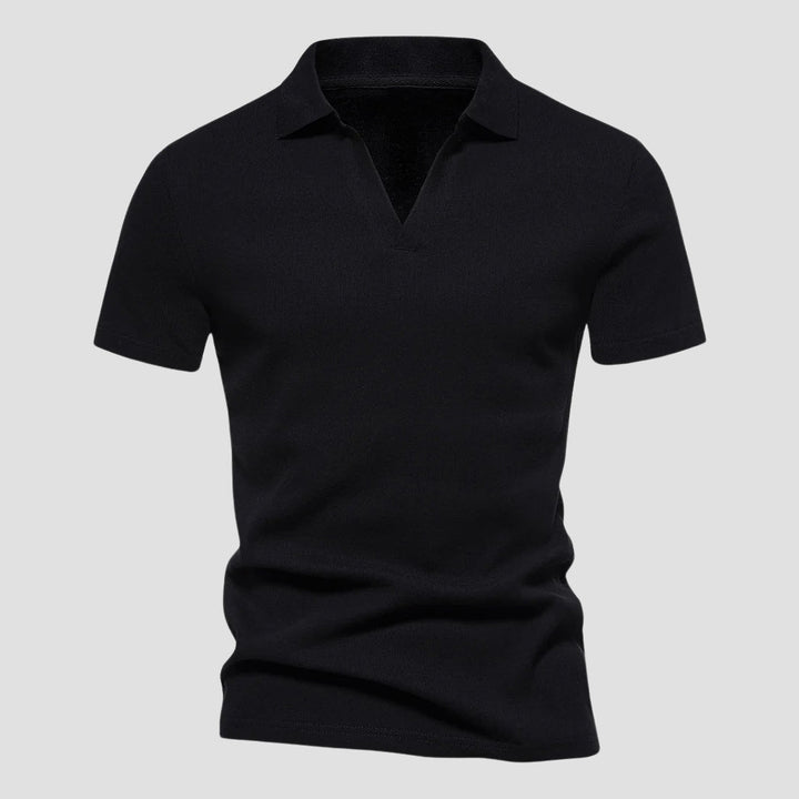 Louis Morel Casual Open Collar Polo