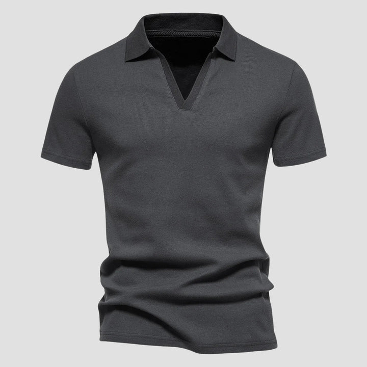 Louis Morel Casual Open Collar Polo