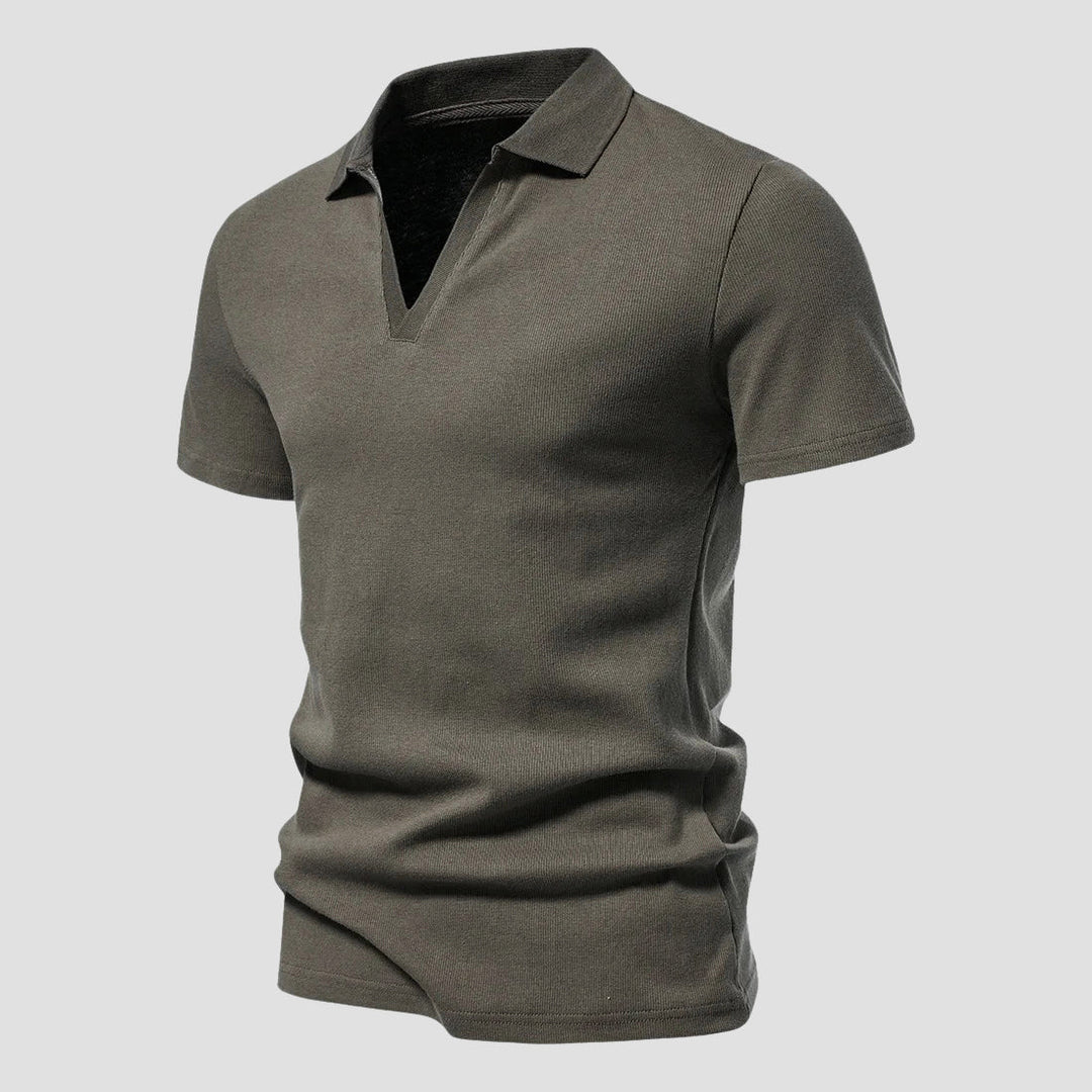 Louis Morel Casual Open Collar Polo