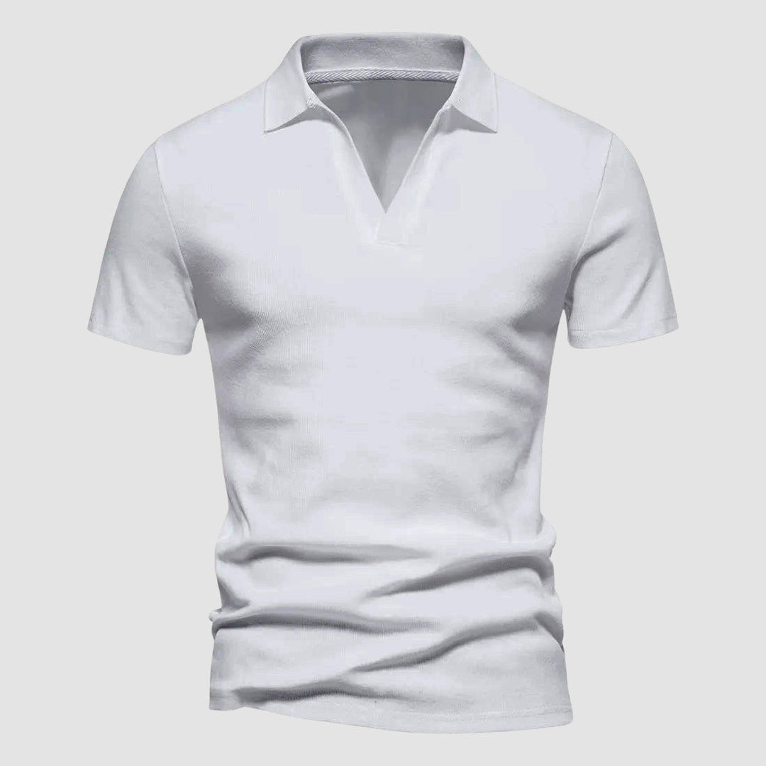 Louis Morel Casual Open Collar Polo