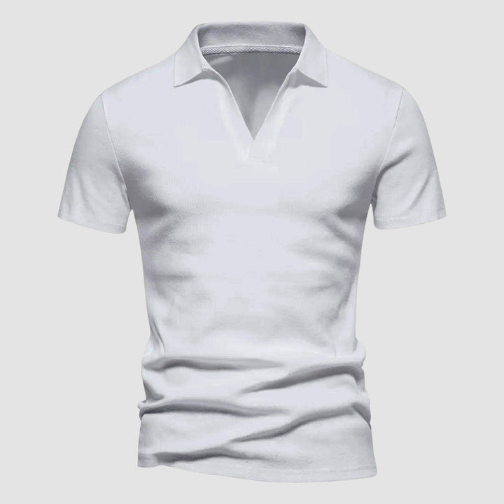 Louis Morel Casual Open Collar Polo