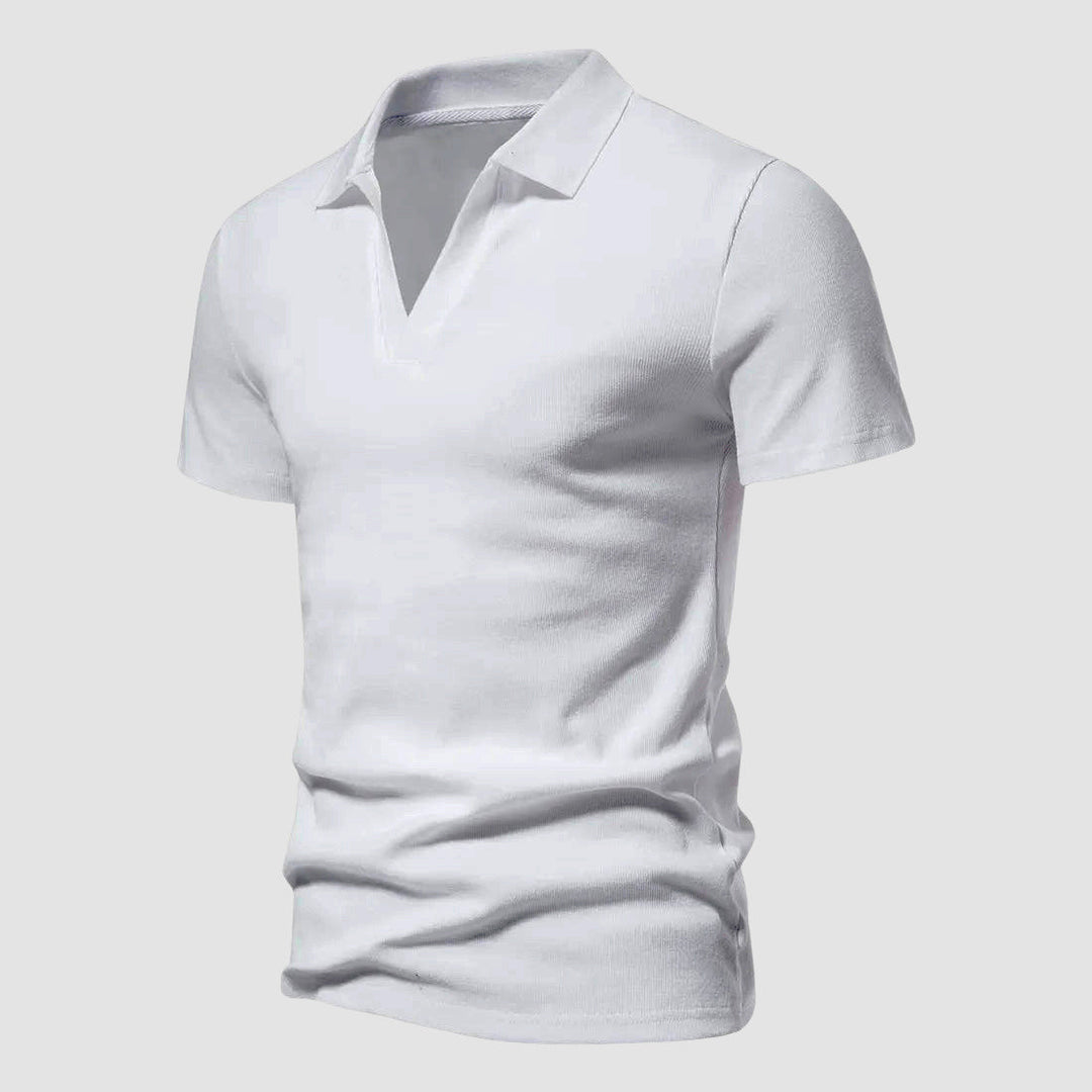 Louis Morel Casual Open Collar Polo
