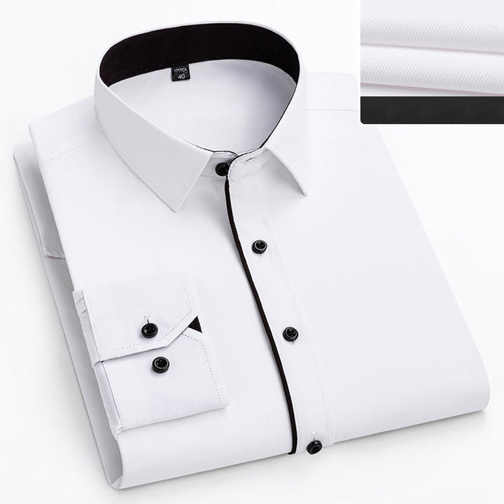 Louis Morel Dress Shirt with Contrast Details