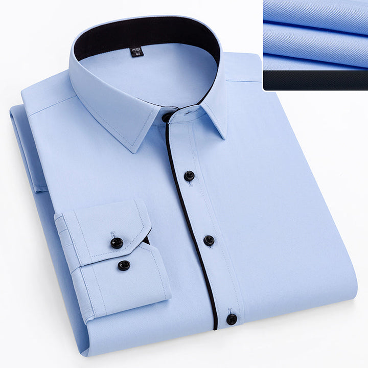 Louis Morel Dress Shirt with Contrast Details