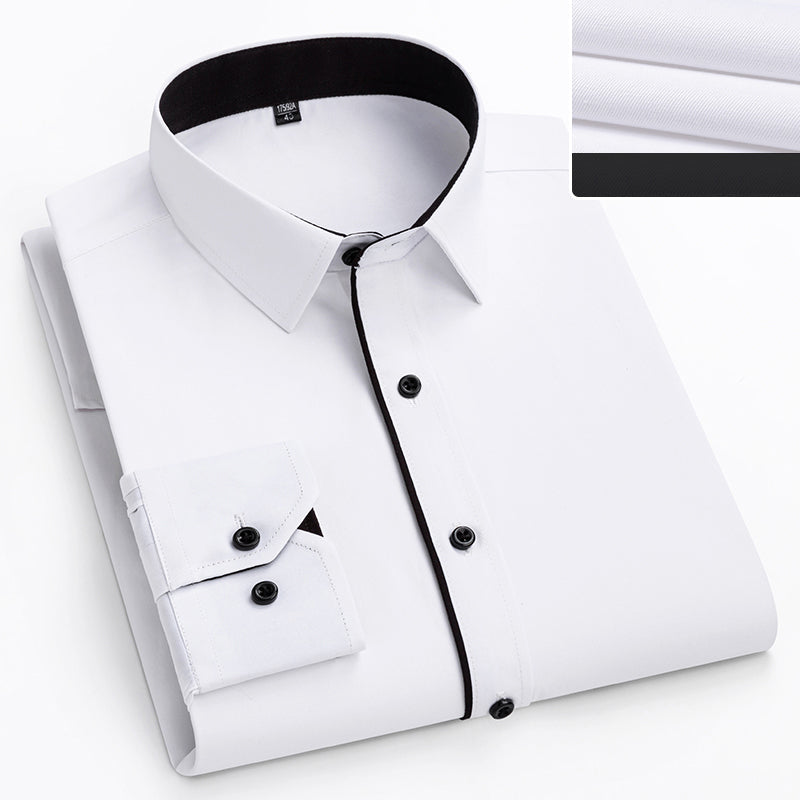 Louis Morel Dress Shirt with Contrast Details