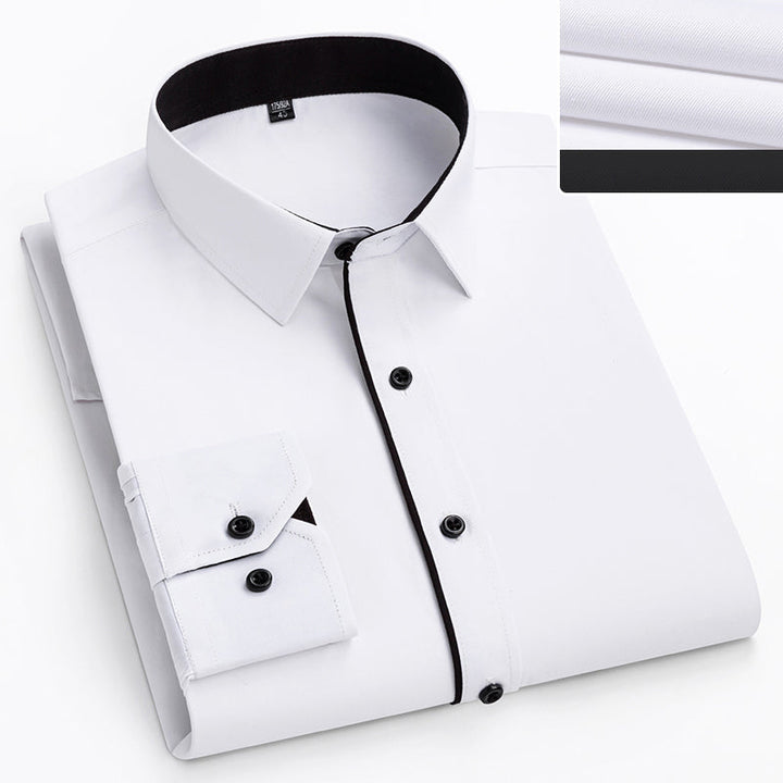 Louis Morel Dress Shirt with Contrast Details