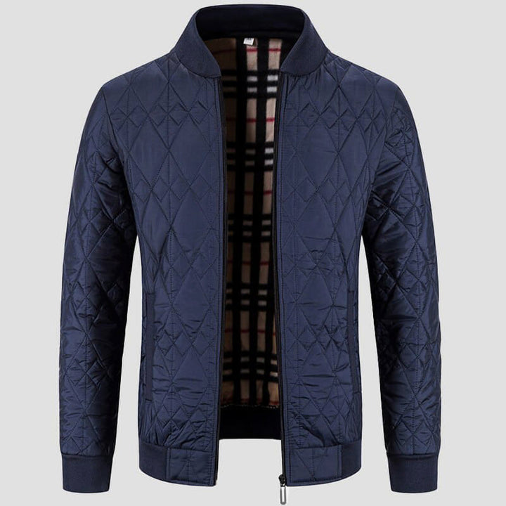 Louis Morel Quilted Stand Collar Jacket