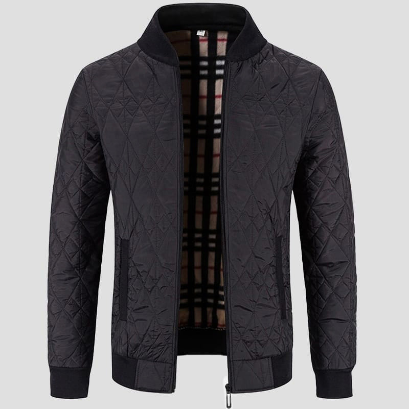 Louis Morel Quilted Stand Collar Jacket