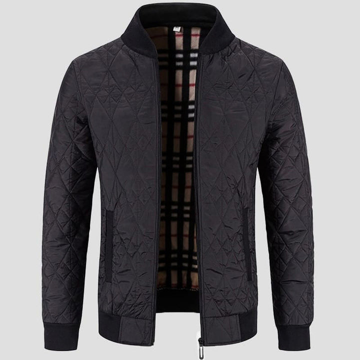 Louis Morel Quilted Stand Collar Jacket