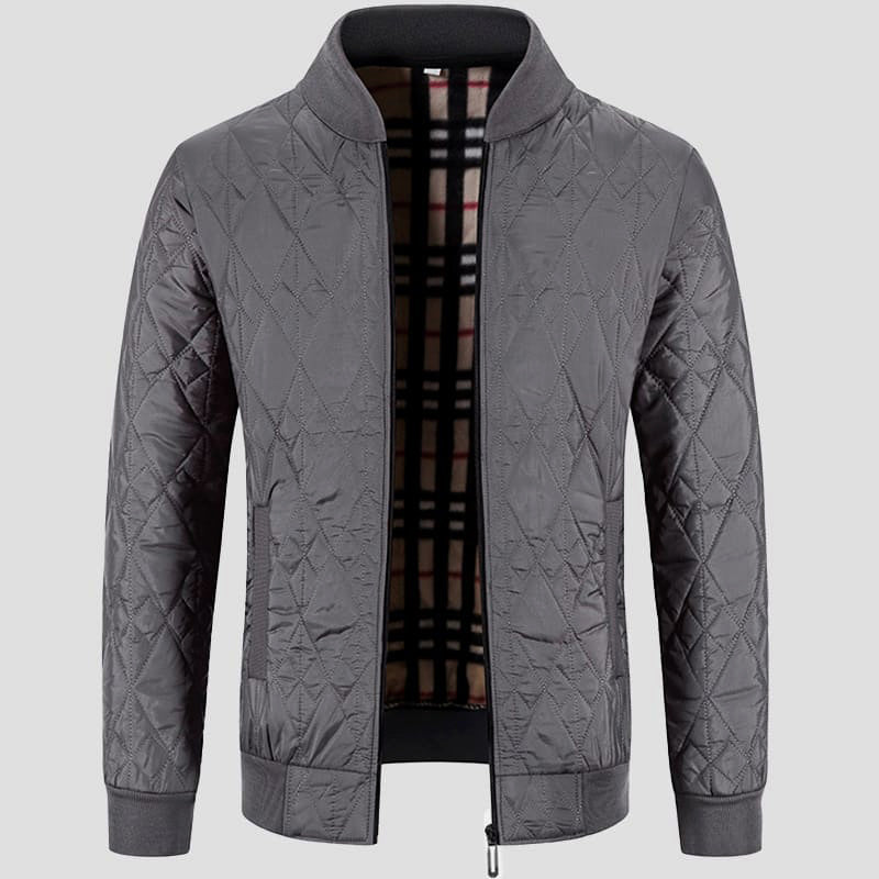 Louis Morel Quilted Stand Collar Jacket