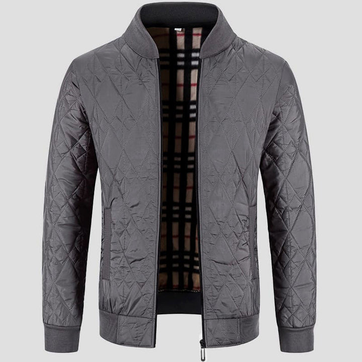 Louis Morel Quilted Stand Collar Jacket