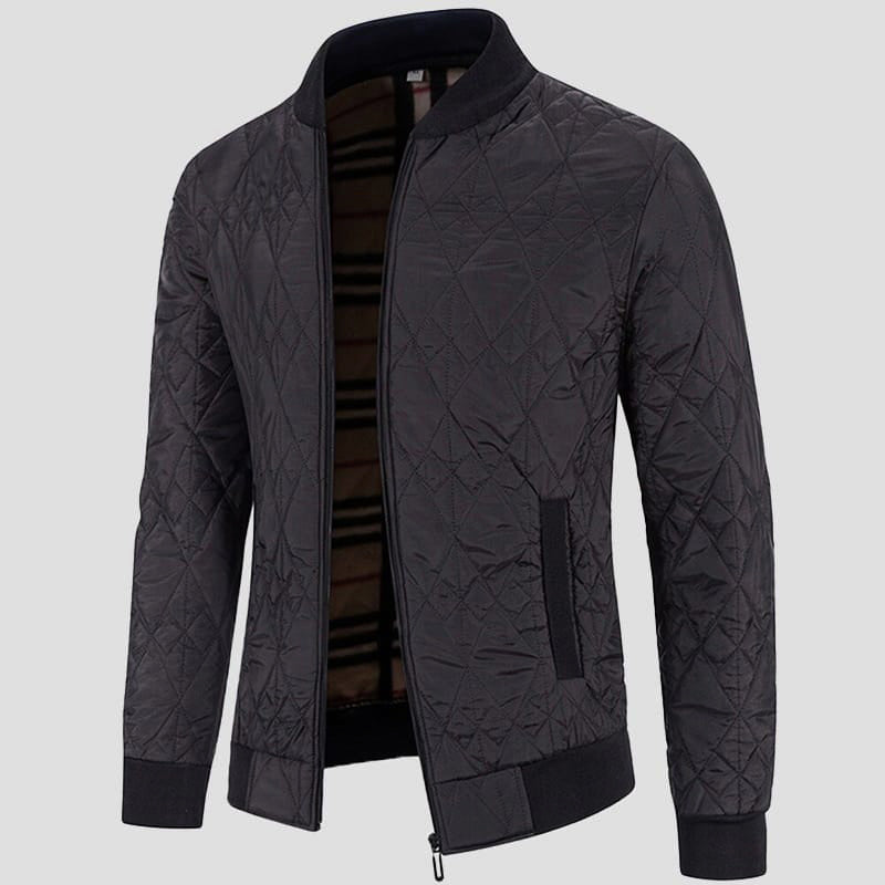 Louis Morel Quilted Stand Collar Jacket