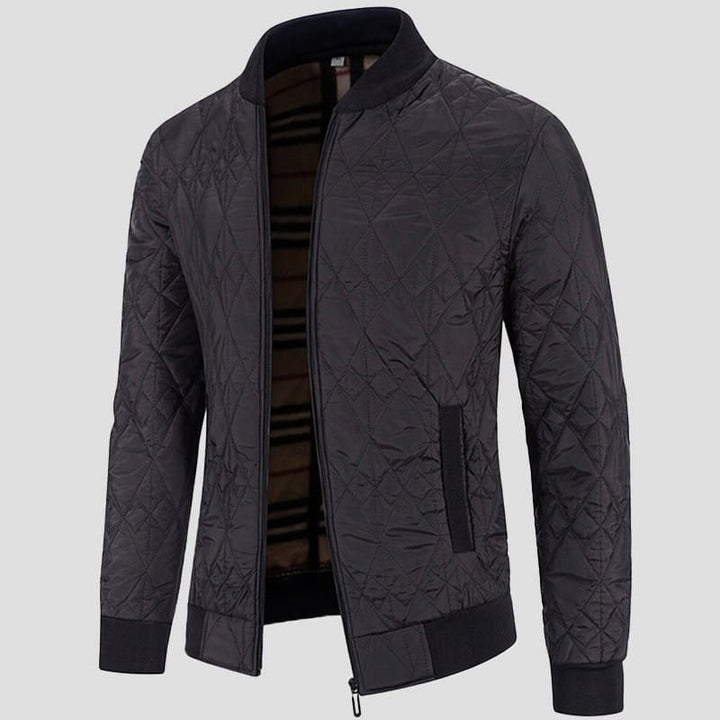 Louis Morel Quilted Stand Collar Jacket