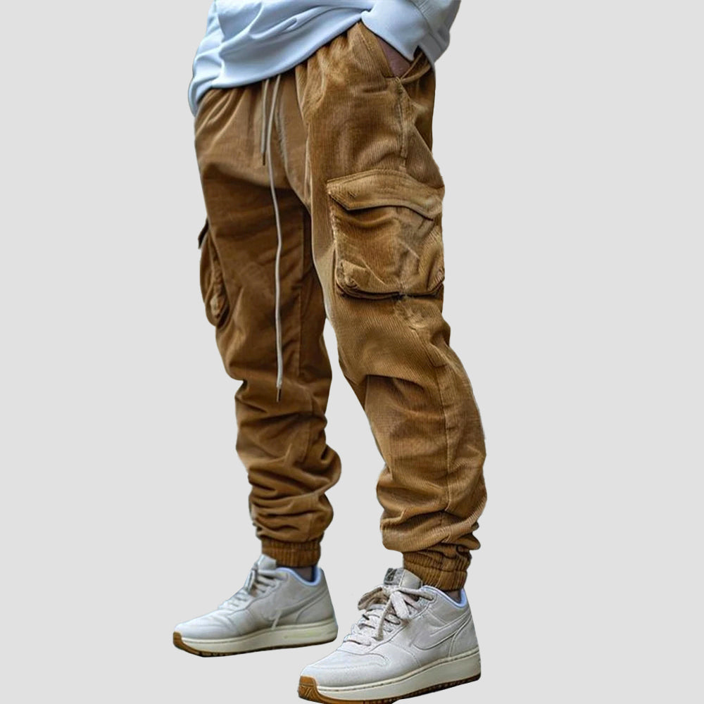 Louis Morel Relaxed Corduroy Cargo Pants