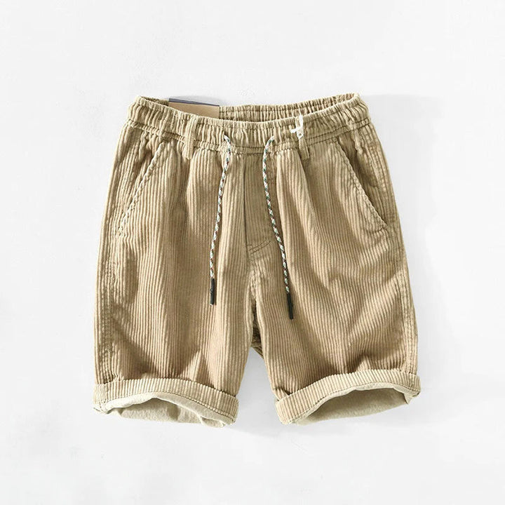 Louis Morel Relaxed Fit Corduroy Shorts