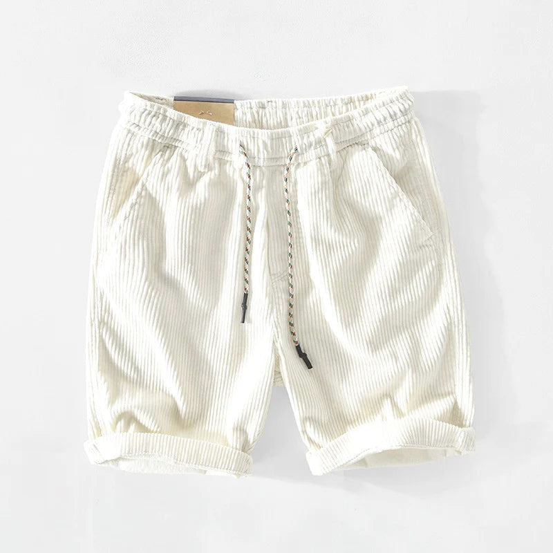 Louis Morel Relaxed Fit Corduroy Shorts
