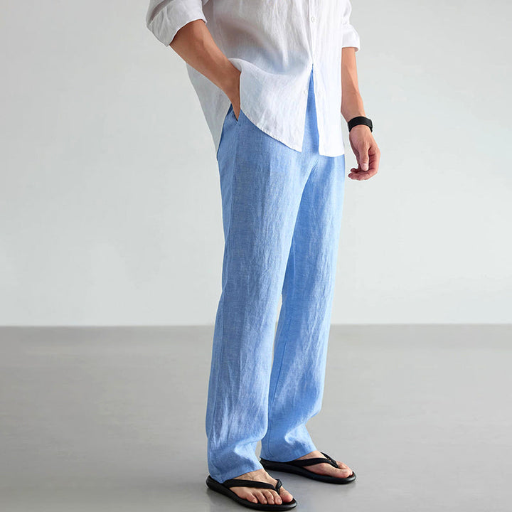 Louis Morel Relaxed Fit Linen Pants