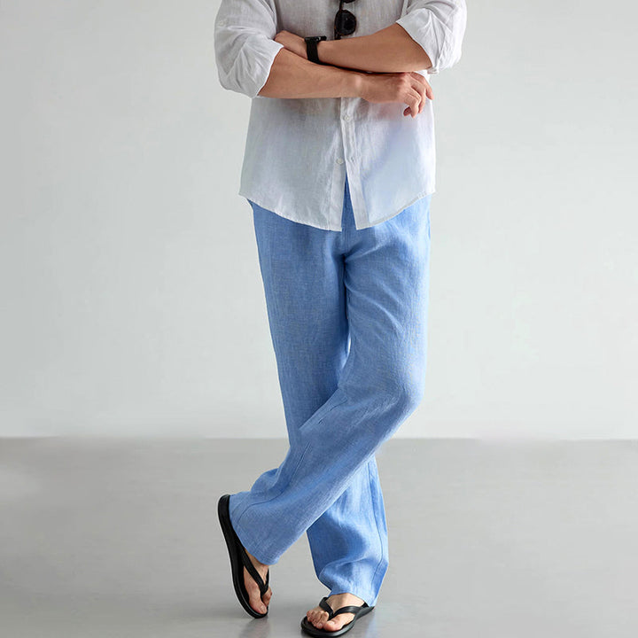 Louis Morel Relaxed Fit Linen Pants