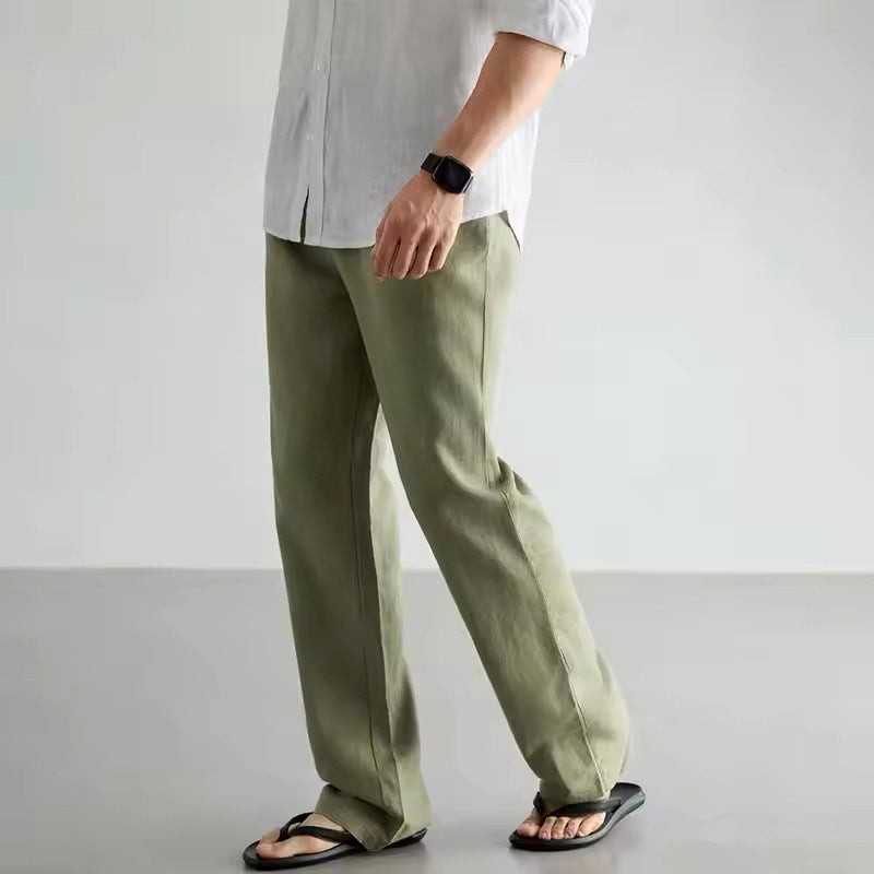 Louis Morel Relaxed Fit Linen Pants