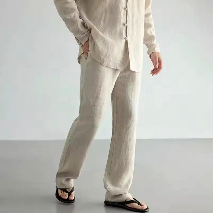 Louis Morel Relaxed Fit Linen Pants