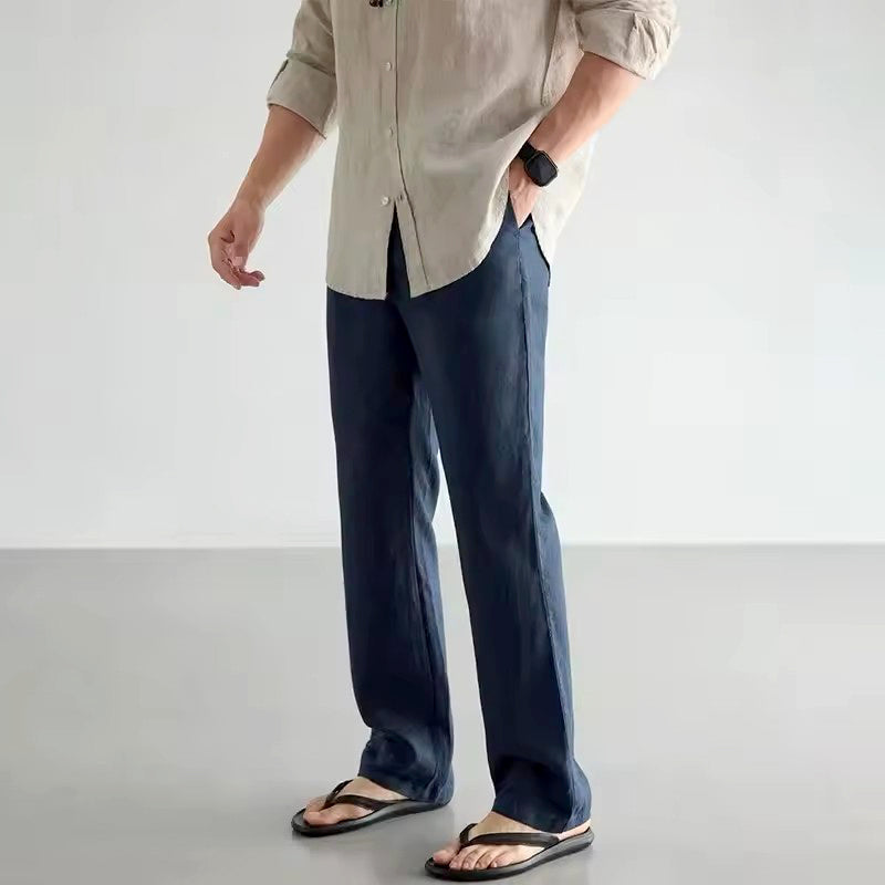 Louis Morel Relaxed Fit Linen Pants