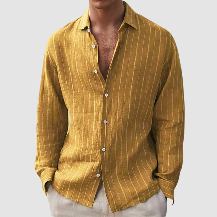 Louis Morel Relaxed Fit Striped Shirt