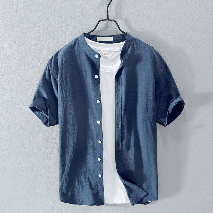 Louis Morel Short-Sleeve Button Shirt