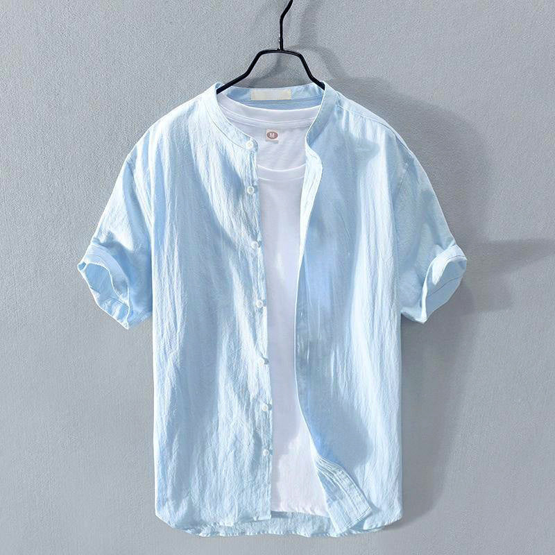 Louis Morel Short-Sleeve Button Shirt