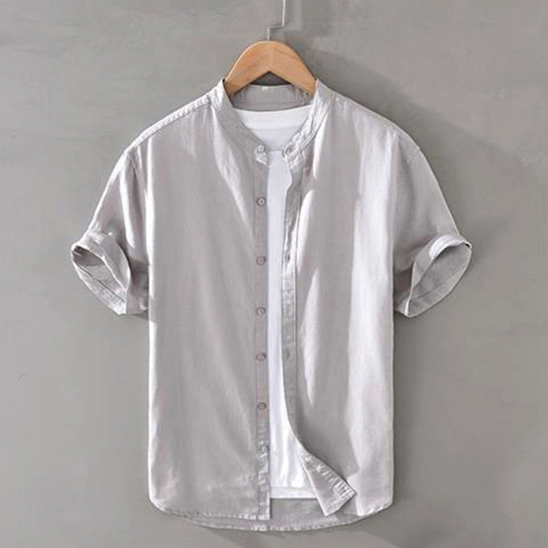Louis Morel Short-Sleeve Button Shirt