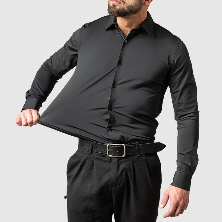 Louis Morel Slim-Fit Stretch Dress Shirt