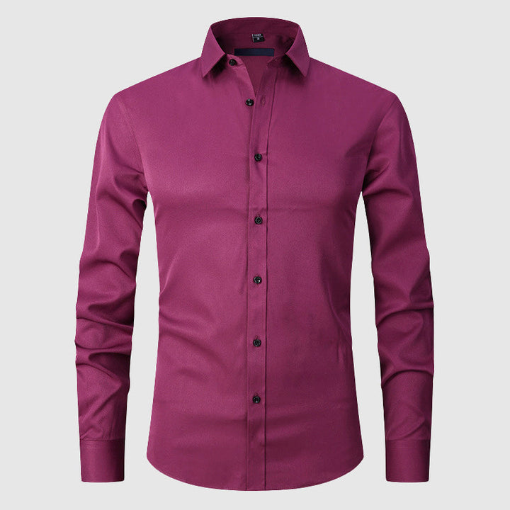 Louis Morel Slim-Fit Stretch Dress Shirt