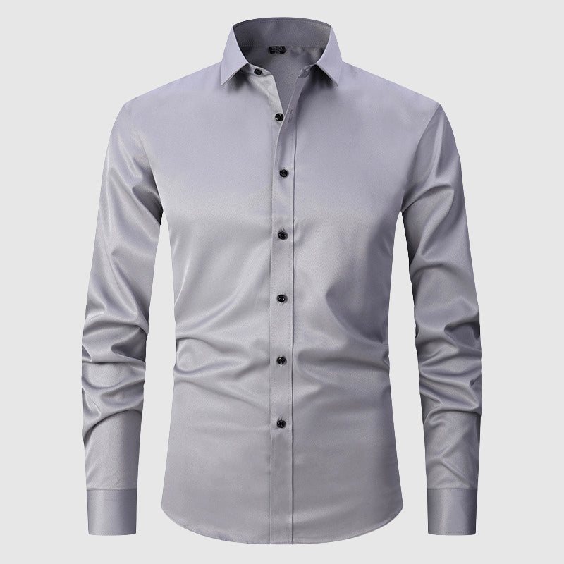 Louis Morel Slim-Fit Stretch Dress Shirt