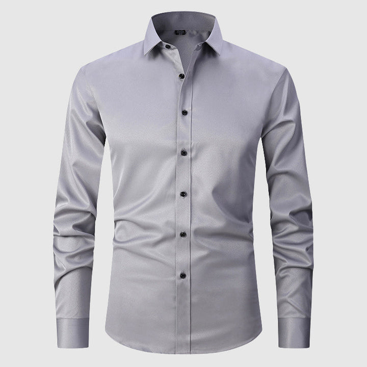 Louis Morel Slim-Fit Stretch Dress Shirt
