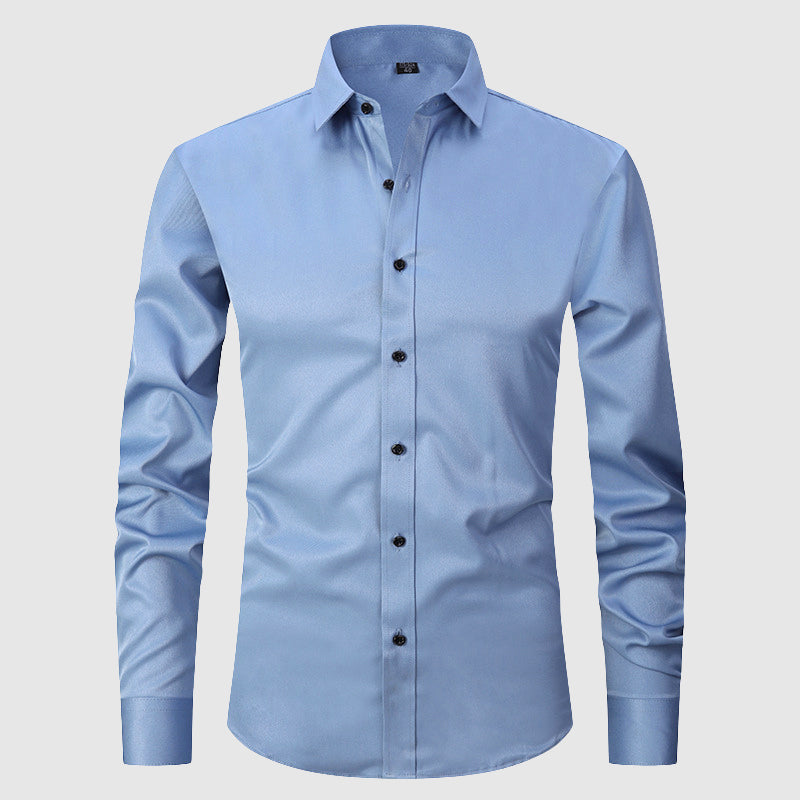 Louis Morel Slim-Fit Stretch Dress Shirt