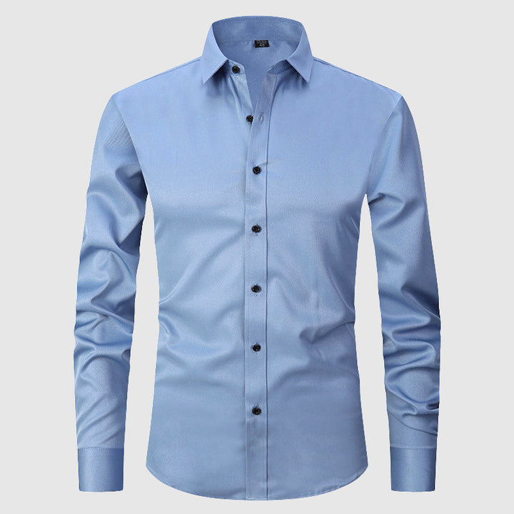 Louis Morel Slim-Fit Stretch Dress Shirt