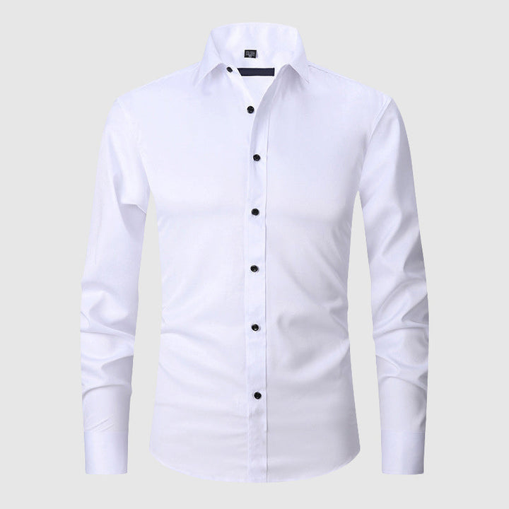 Louis Morel Slim-Fit Stretch Dress Shirt