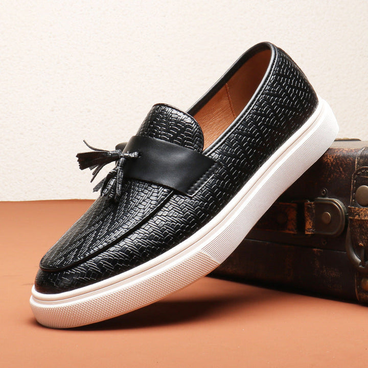 Louis Morel Tassel Leather Loafers