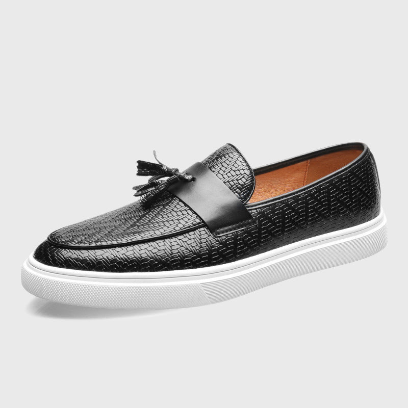 Louis Morel Tassel Leather Loafers
